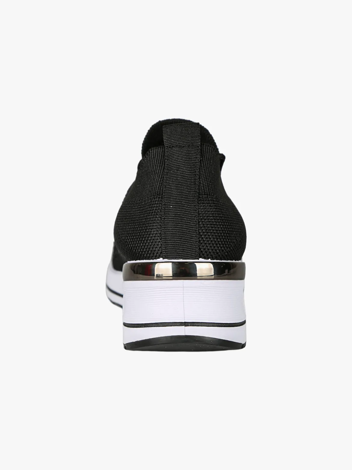 Laura Biagiotti Sneakers donna con strass e zeppa - nero