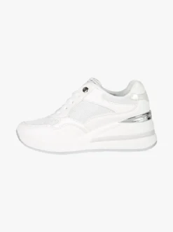 Laura Biagiotti Sneakers donna con zeppa e zip - bianco