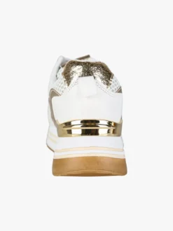 Laura Biagiotti Sneakers donna glitter con platform - bianco