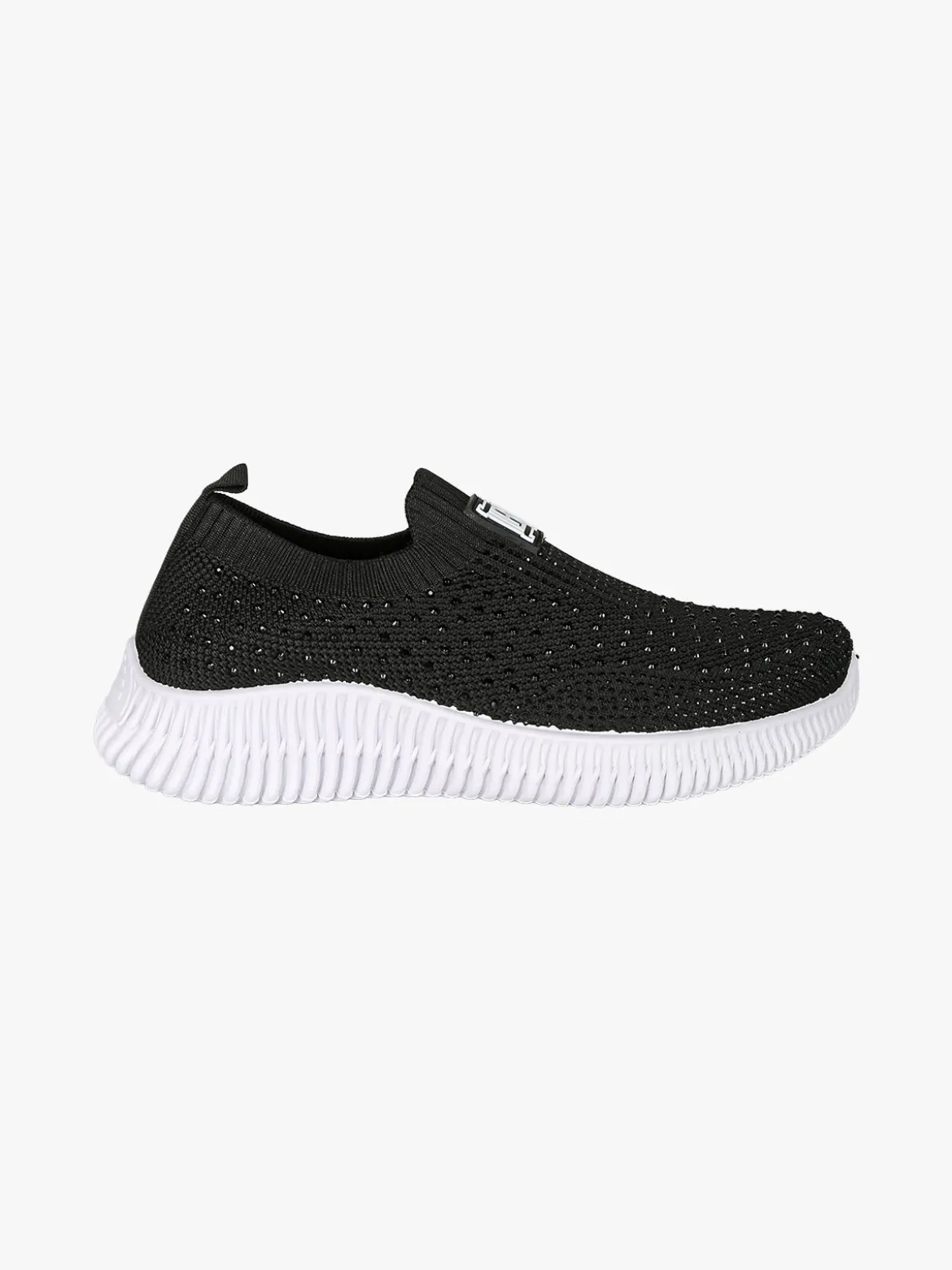 Laura Biagiotti Sneakers donna slip on con borchie - nero