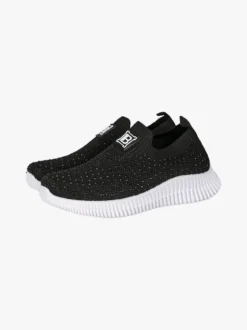 Laura Biagiotti Sneakers donna slip on con borchie - nero