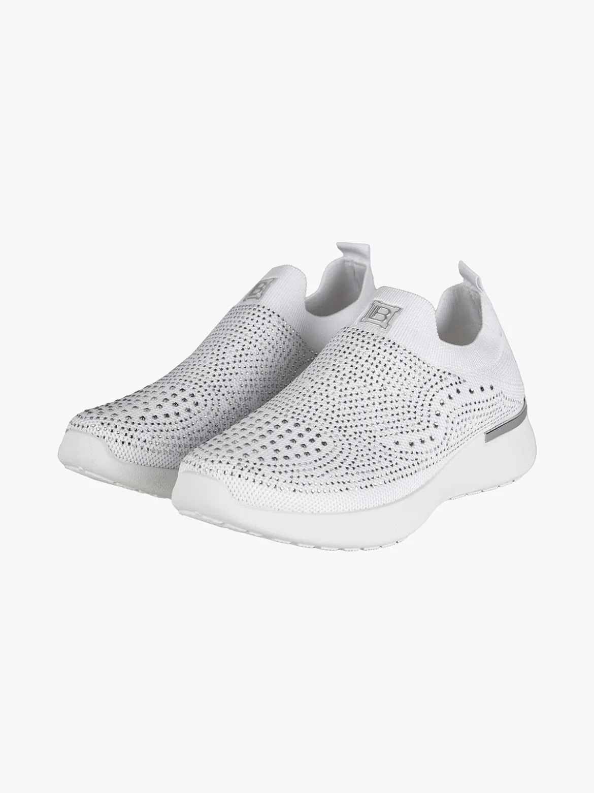 Laura Biagiotti Sneakers donna slip on con strass
