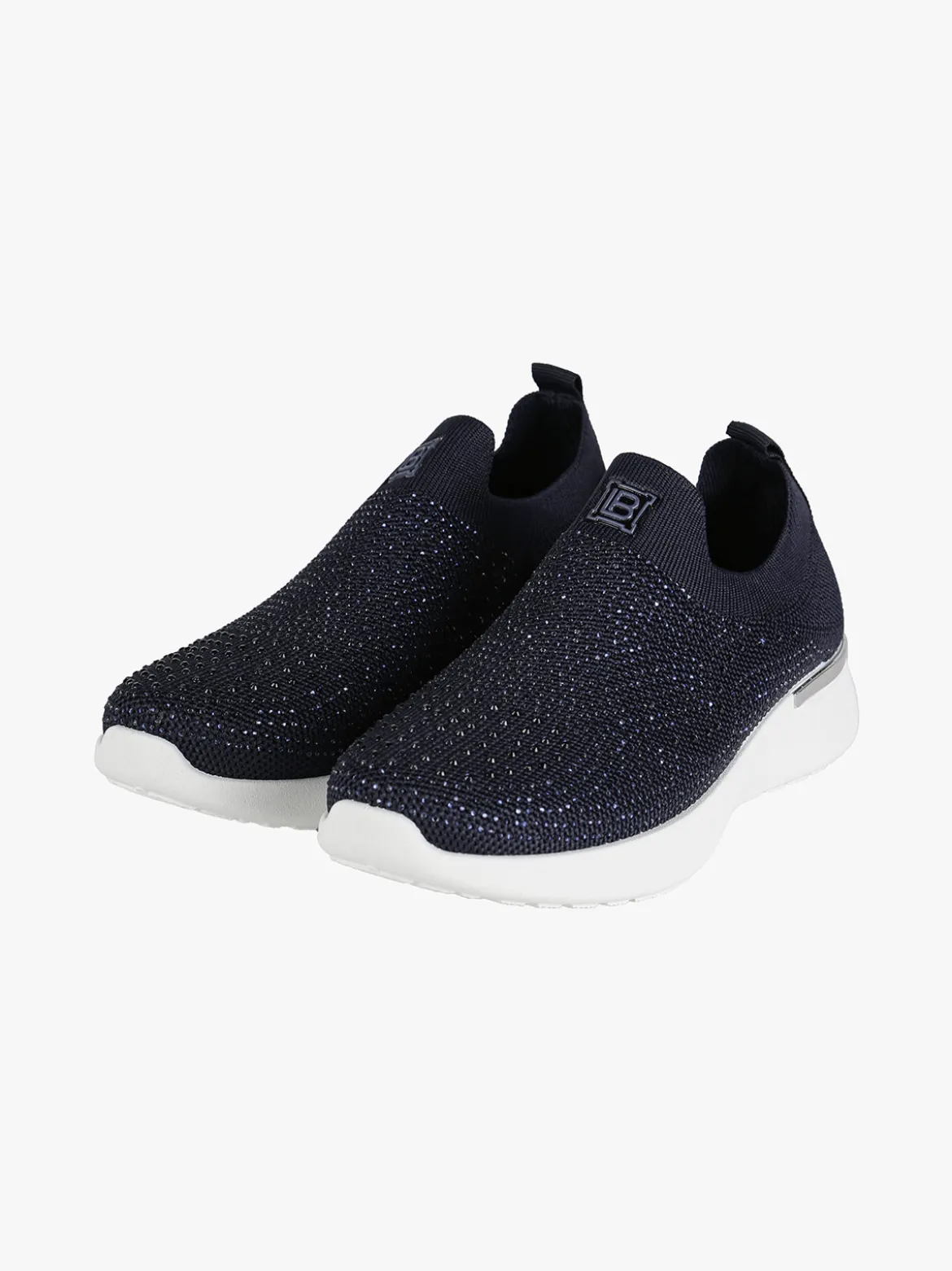 Laura Biagiotti Sneakers donna slip on con strass
