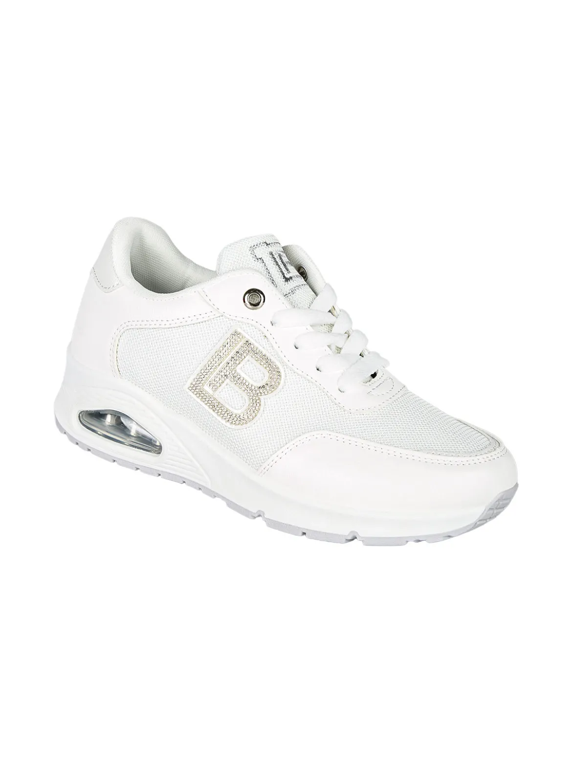Laura Biagiotti Sneakers donna stringate con air - bianco