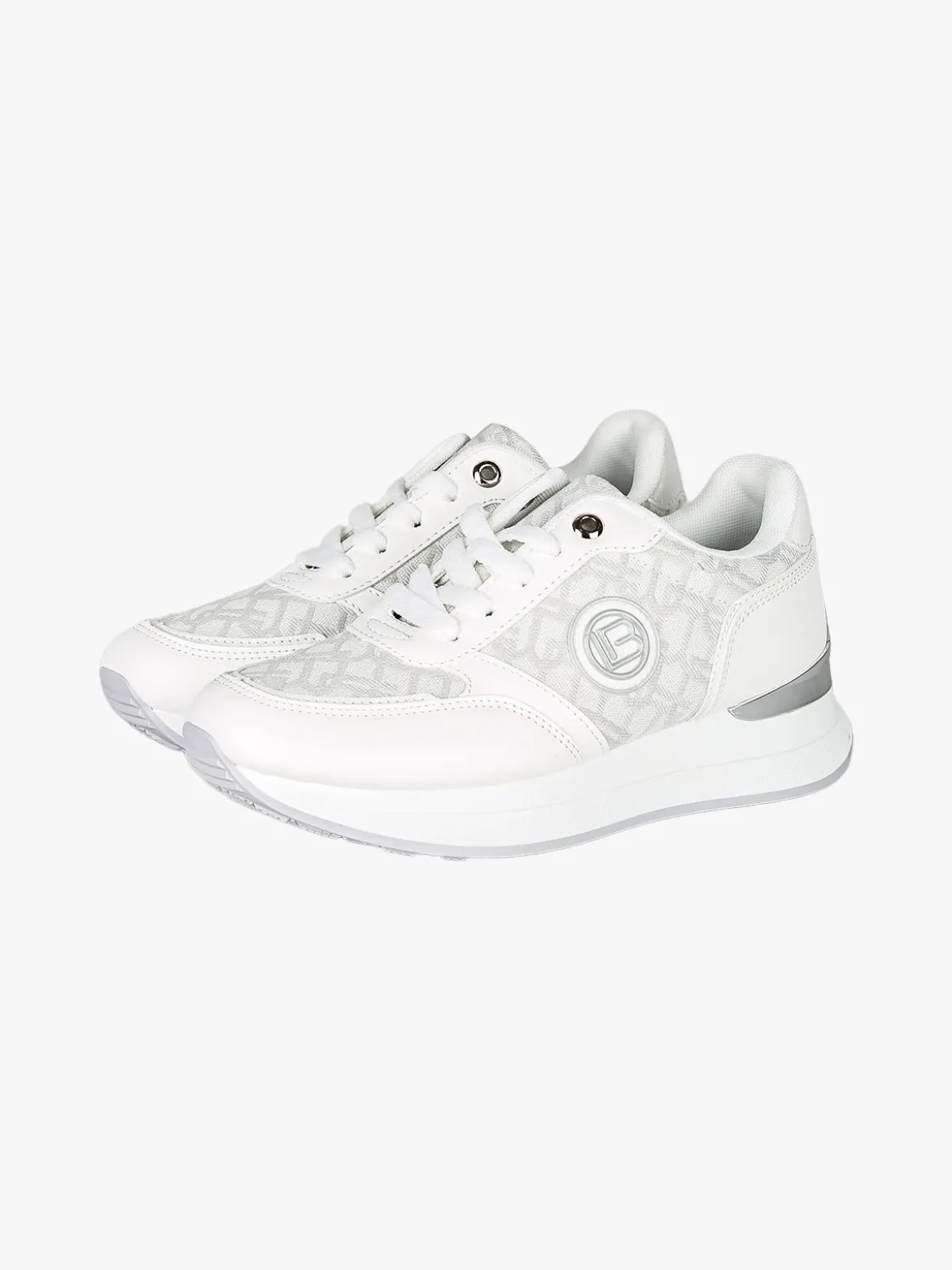 Laura Biagiotti Sneakers donna stringate con platform - bianco