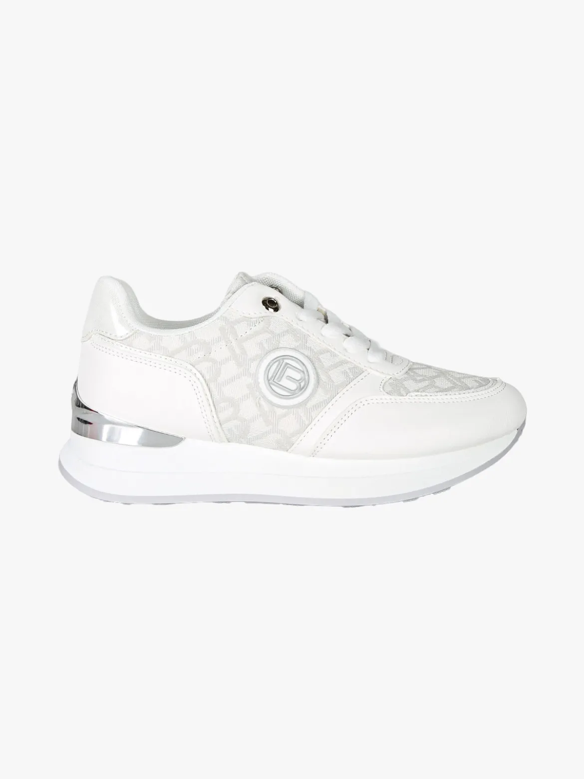 Laura Biagiotti Sneakers donna stringate con platform - bianco
