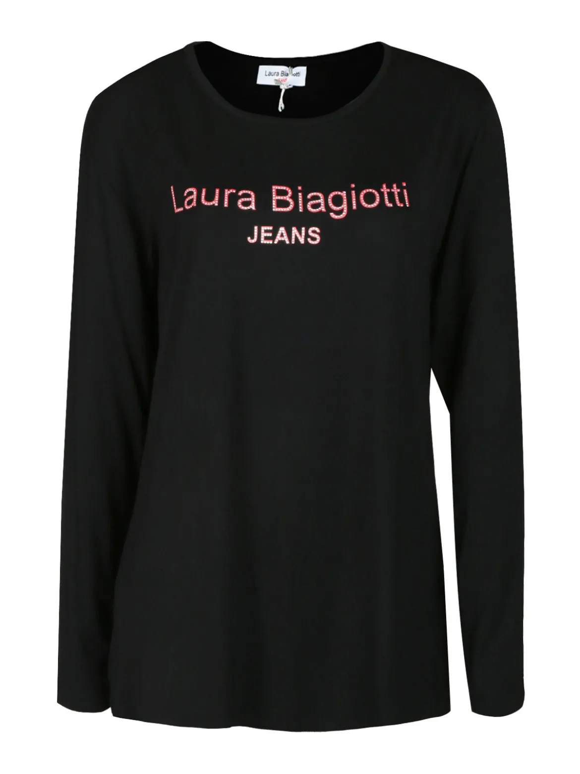 Laura Biagiotti T-shirt da donna lunga con strass