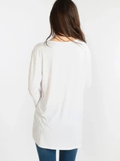 Laura Biagiotti T-shirt da donna lunga con strass