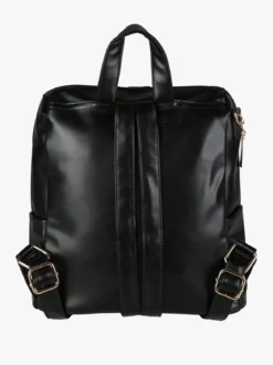 Laura Biagiotti Zaino donna in ecopelle con monogramma - nero