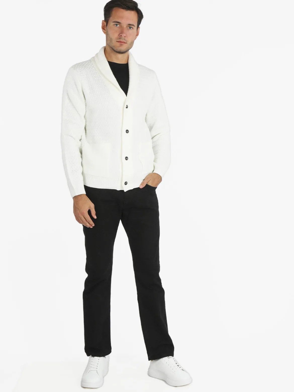 Lee Jeans uomo nero straight leg slim fit