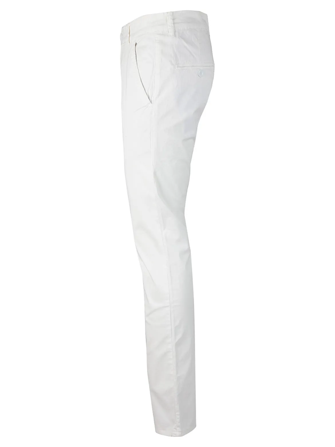 Leeyo Jeans Pantaloni bianchi da uomo in cotone
