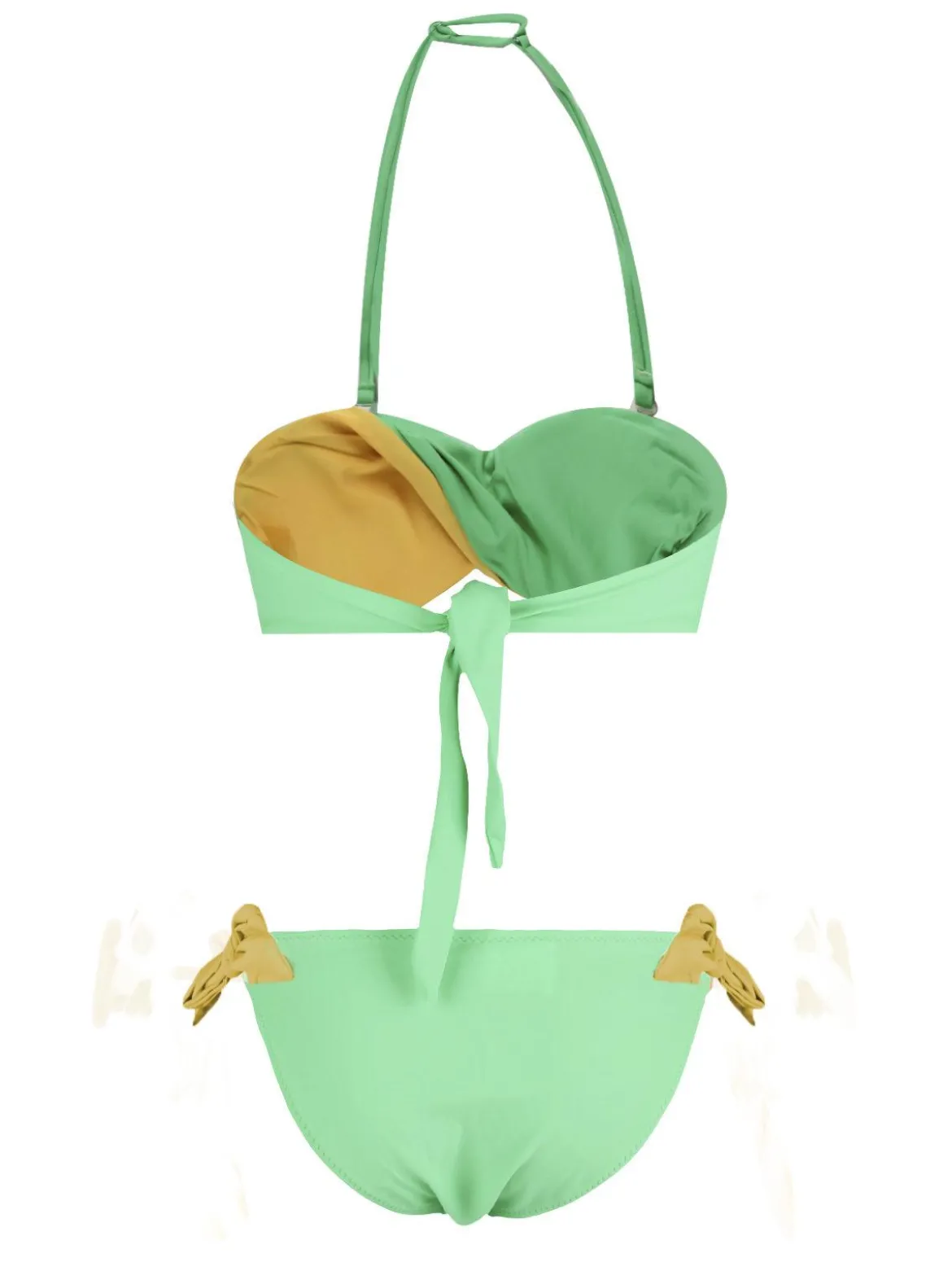 Leonado Costume bambina 2 pezzi bicolore