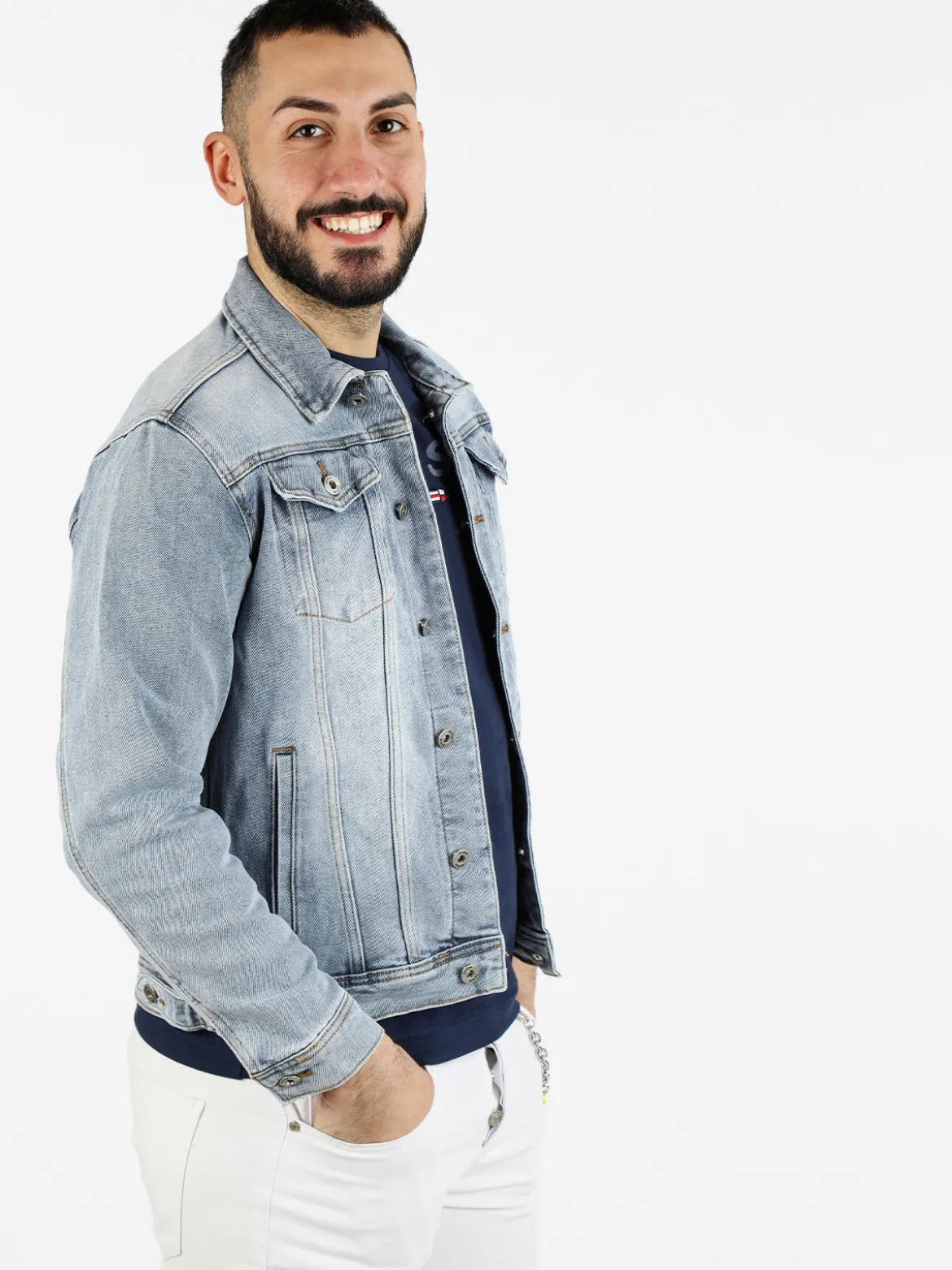 Leox Giacca in jeans da uomo