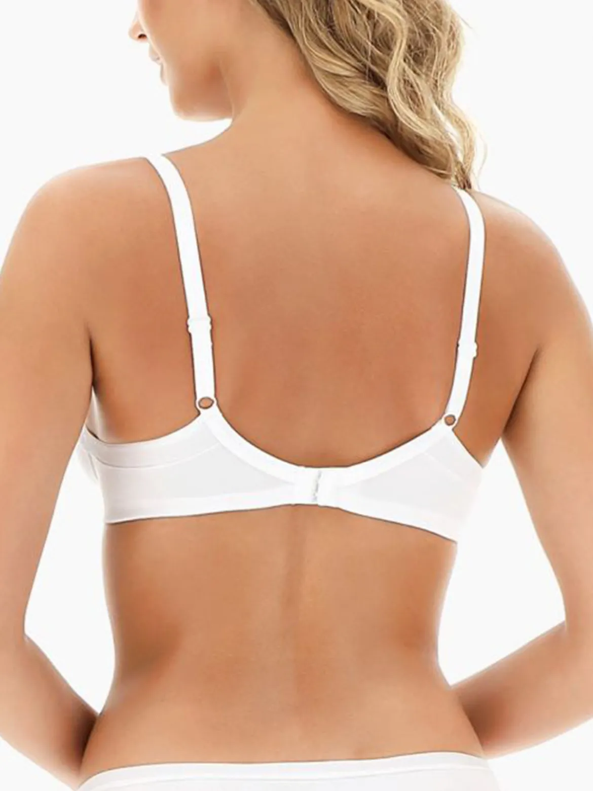 Lepel 270 Reggiseno donna sfoderato senza ferretto coppa C - bianco