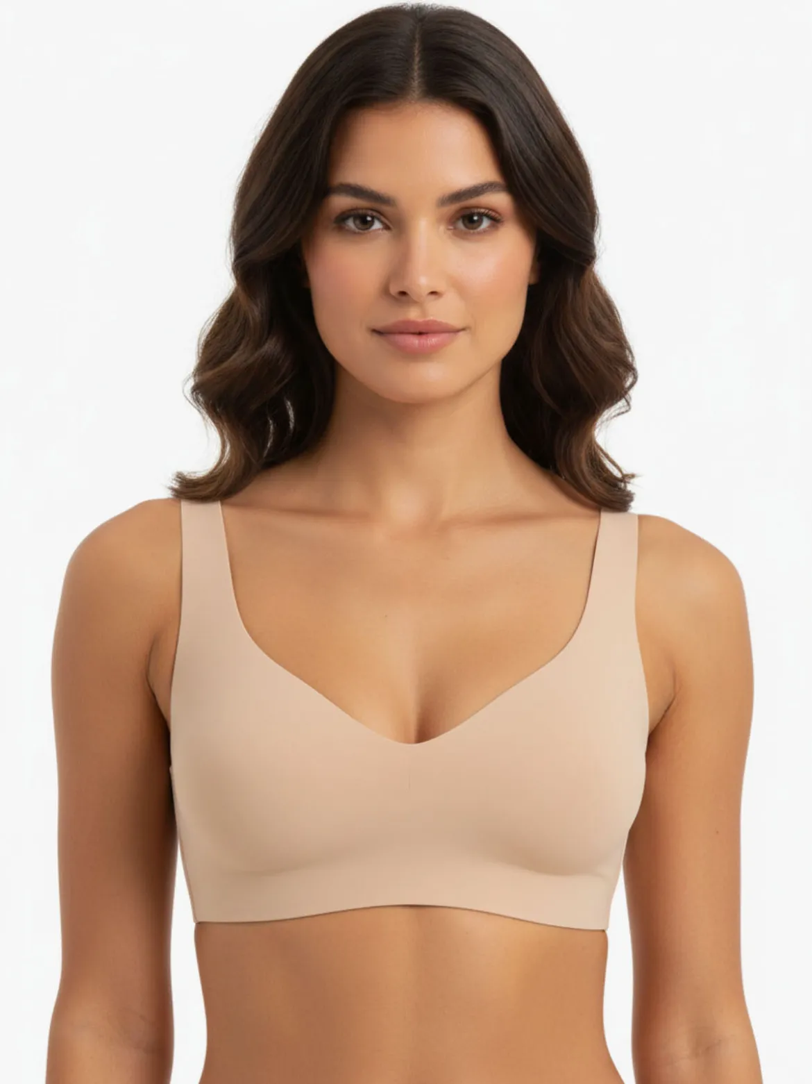 Lepel SKIN2SKIN BRA Reggiseno donna in microfibra senza cuciture - nudo