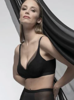 Lepel TESORO VELABRA 300 Reggiseno donna senza ferretto coppa B - nero