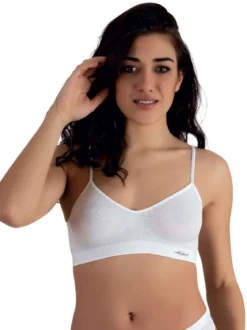 Liabel Brassiere donna in microfibra - bianco