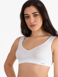 Liabel Brassiere donna push-up in microfibra - bianco
