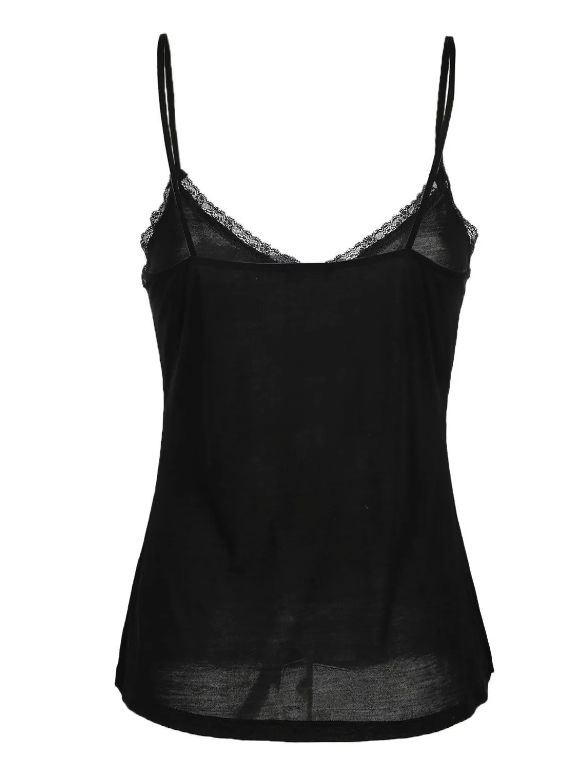 Liabel Canotta in pizzo spalline sottili