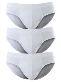Liabel Confezione da 3 slip da uomo in cotone - bianco