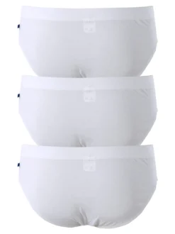 Liabel Confezione da 3 slip da uomo in cotone - bianco