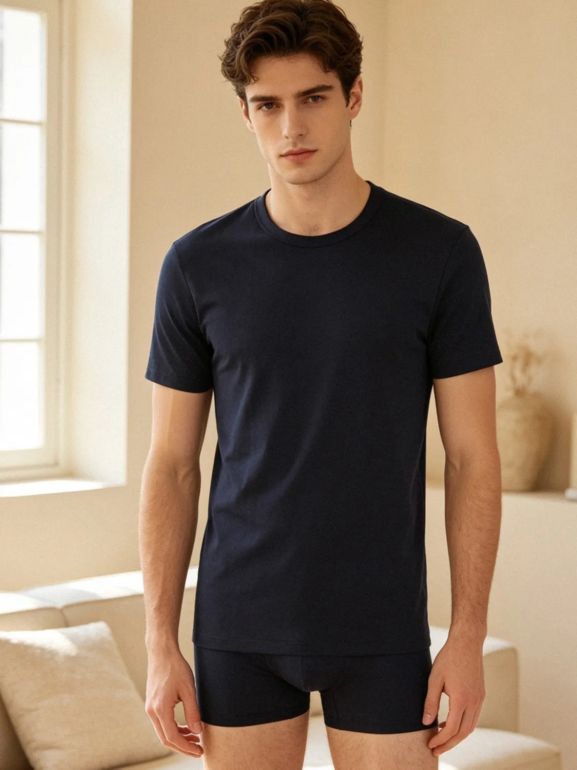 Liabel T-shirt intima uomo in caldo cotone