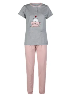 Linea Ambro Pigiama corto da donna con doppio pantalone