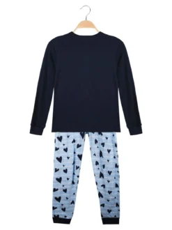 Linea Ambro Pigiama lungo da ragazza in cotone