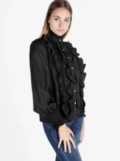 Lissimo Camicia donna elegante con bottoni gioiello