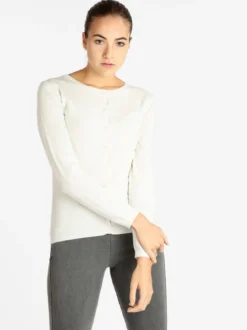 Lois & Pepe Cardigan girocollo da donna con bottoni