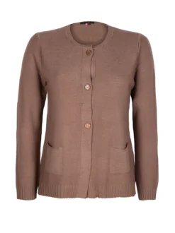 Lois & Pepe Cardigan in maglia lavorata con tasche da donna