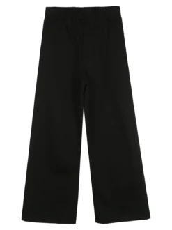 Lollitop Completo 2 pezzi da ragazza con cappuccio e pantaloni a gamba larga - nero