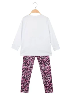 Lollitop Completo 2 pezzi da ragazza con leggings maculati