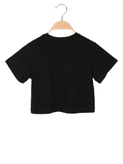 Lollitop T-shirt cropped da ragazza con strass
