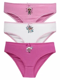 Lol Surprise! Slip da bambina L.O.L. confezione 3 pezzi