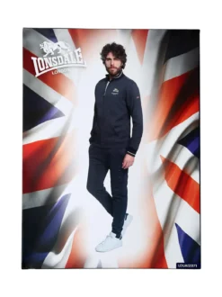 Lonsdale Completo tuta da uomo 2 pezzi con zip intera - blu