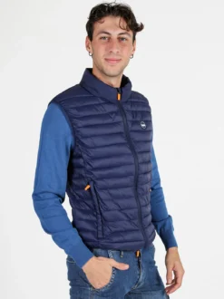 Lonsdale Gilet da uomo imbottito - blu scuro