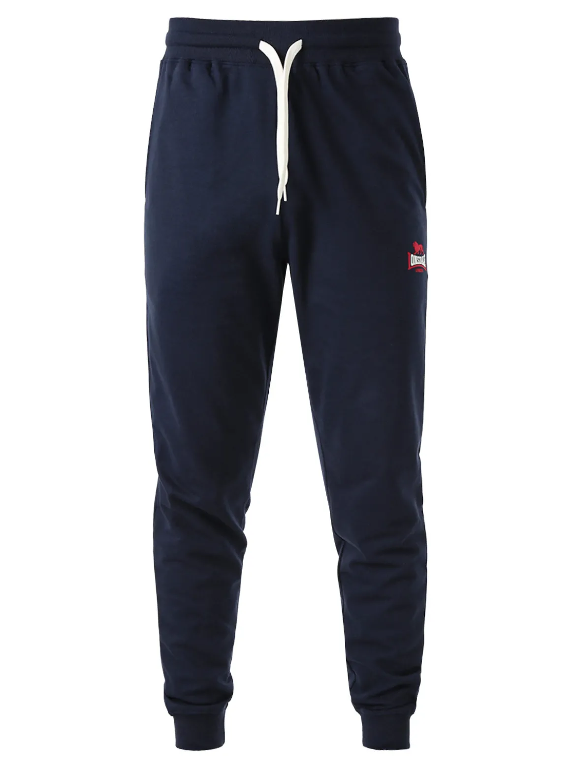 Lonsdale Pantaloni sportivi da uomo con coulisse e polsini - blu scuro