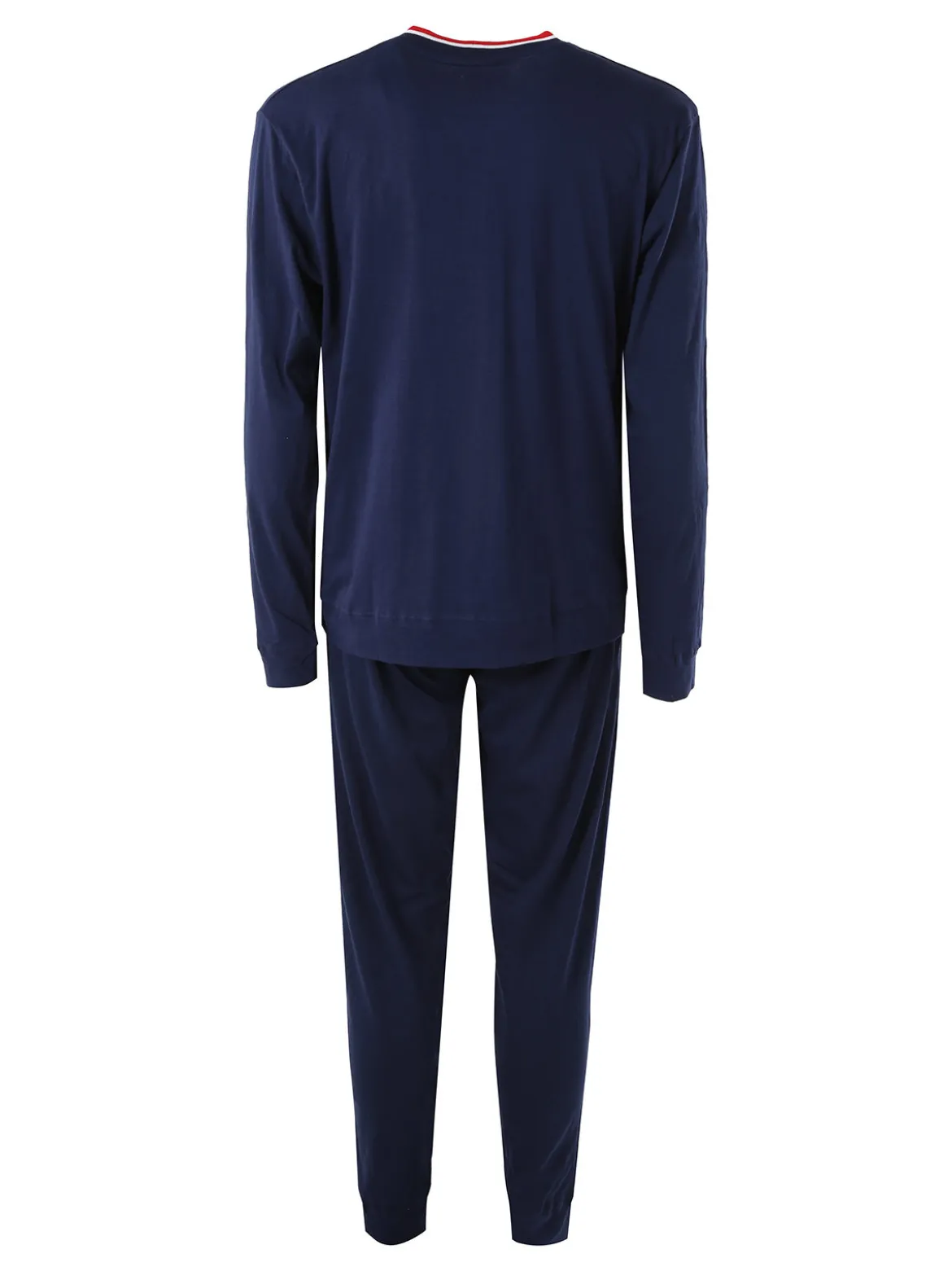 Lonsdale Pigiama da uomo in cotone - blu scuro
