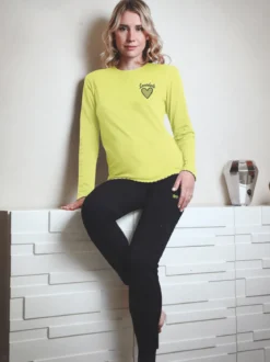 Lonsdale Pigiama lungo da donna in cotone