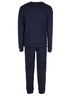 Lonsdale Pigiama lungo da uomo in cotone interlock