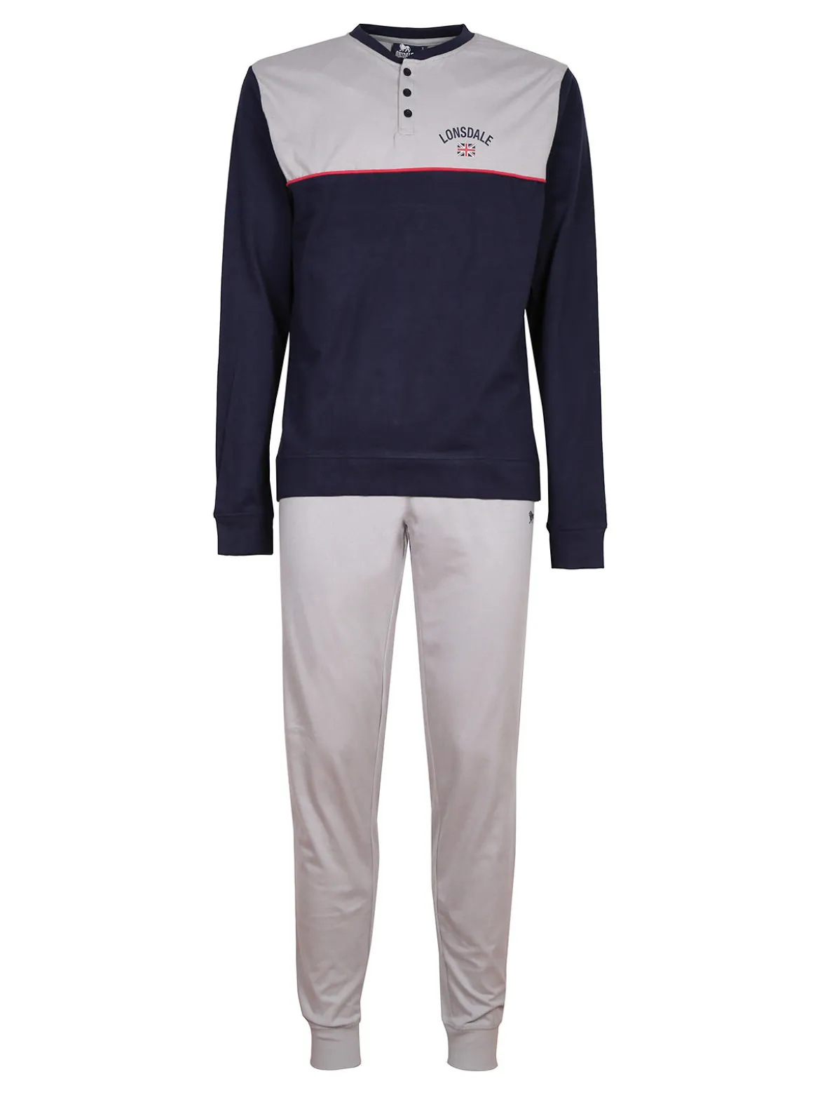 Lonsdale Pigiama lungo in cotone uomo