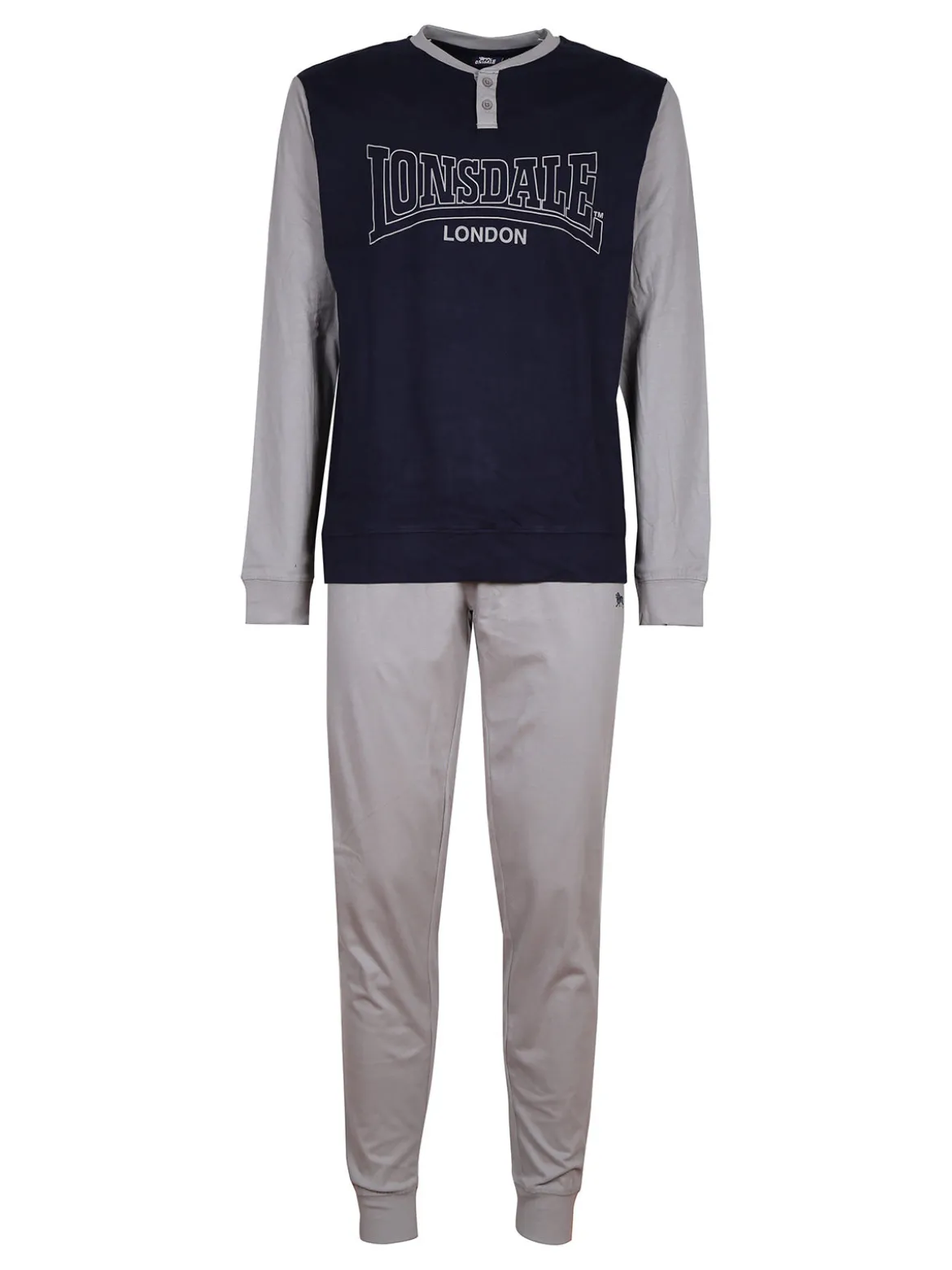 Lonsdale Pigiama lungo in cotone uomo