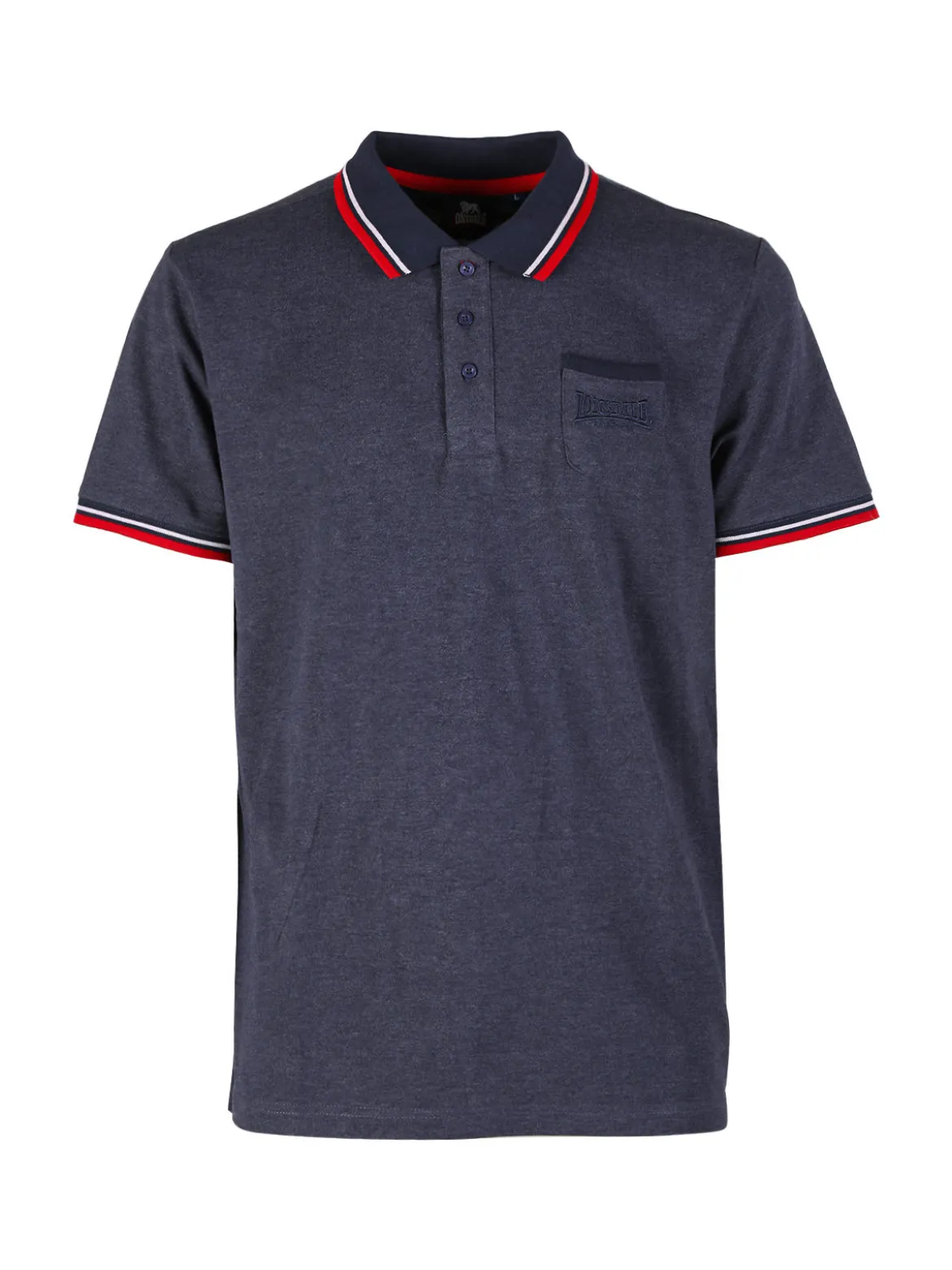Lonsdale Polo da uomo a maniche corte con taschino