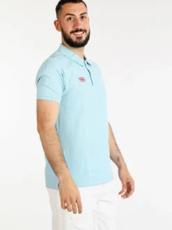 Lonsdale Polo in cotone da uomo manica corta