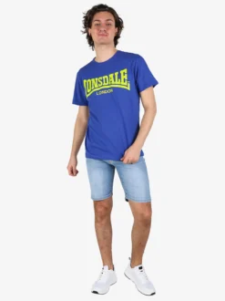 Lonsdale T-shirt da uomo in cotone con logo