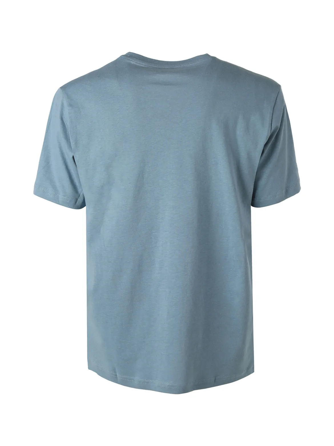 Lonsdale T-shirt da uomo in cotone con maxi stampa logo - cielo
