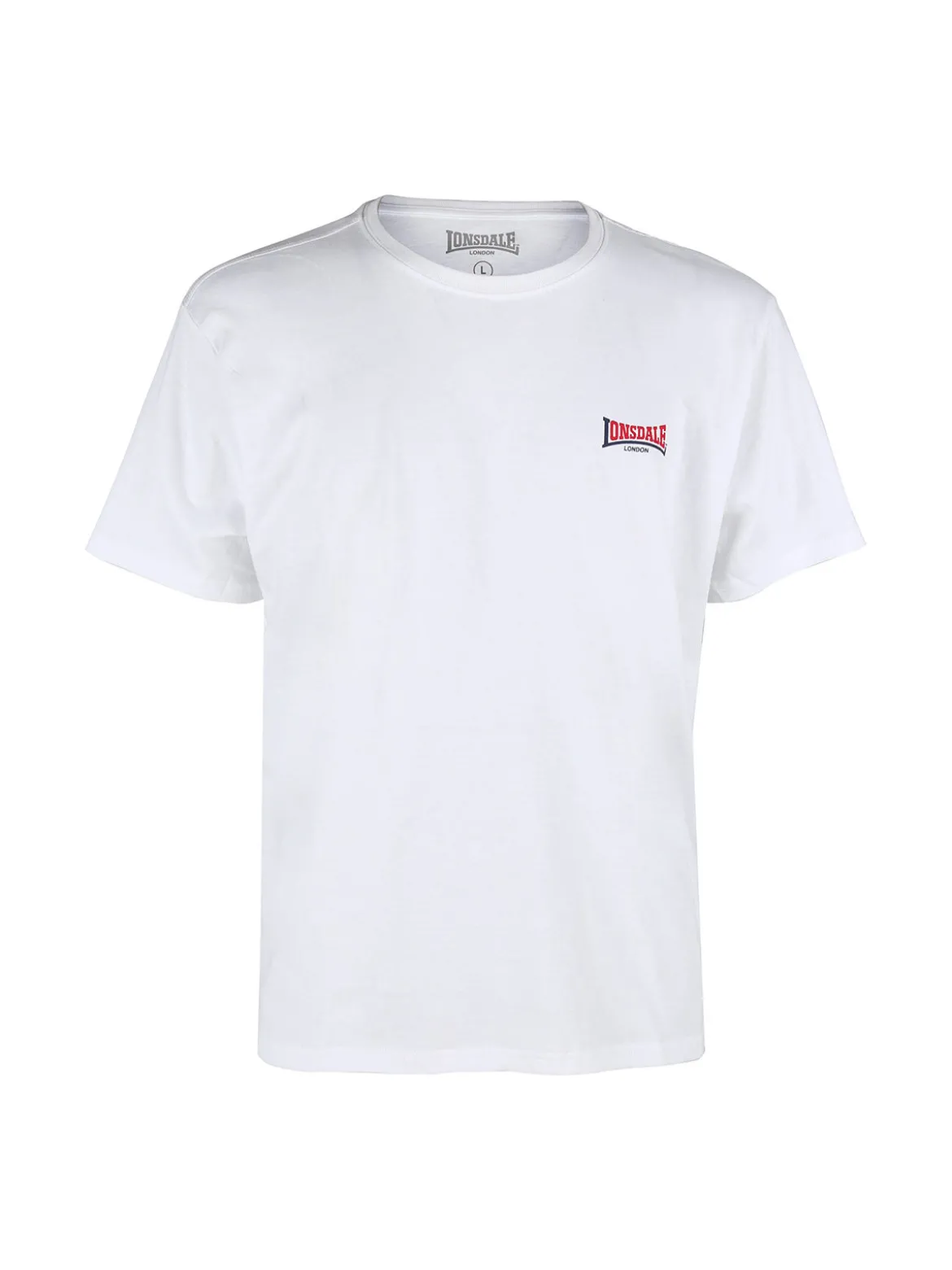 Lonsdale T-shirt girocollo da uomo in cotone con logo