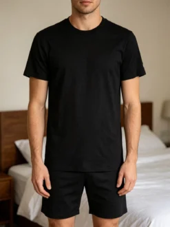 Lonsdale T-shirt intima da uomo girocollo in cotone