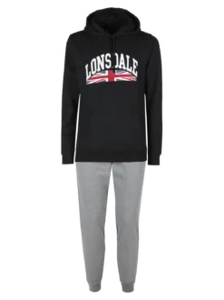 Lonsdale Tuta da uomo 2 pezzi con cappuccio